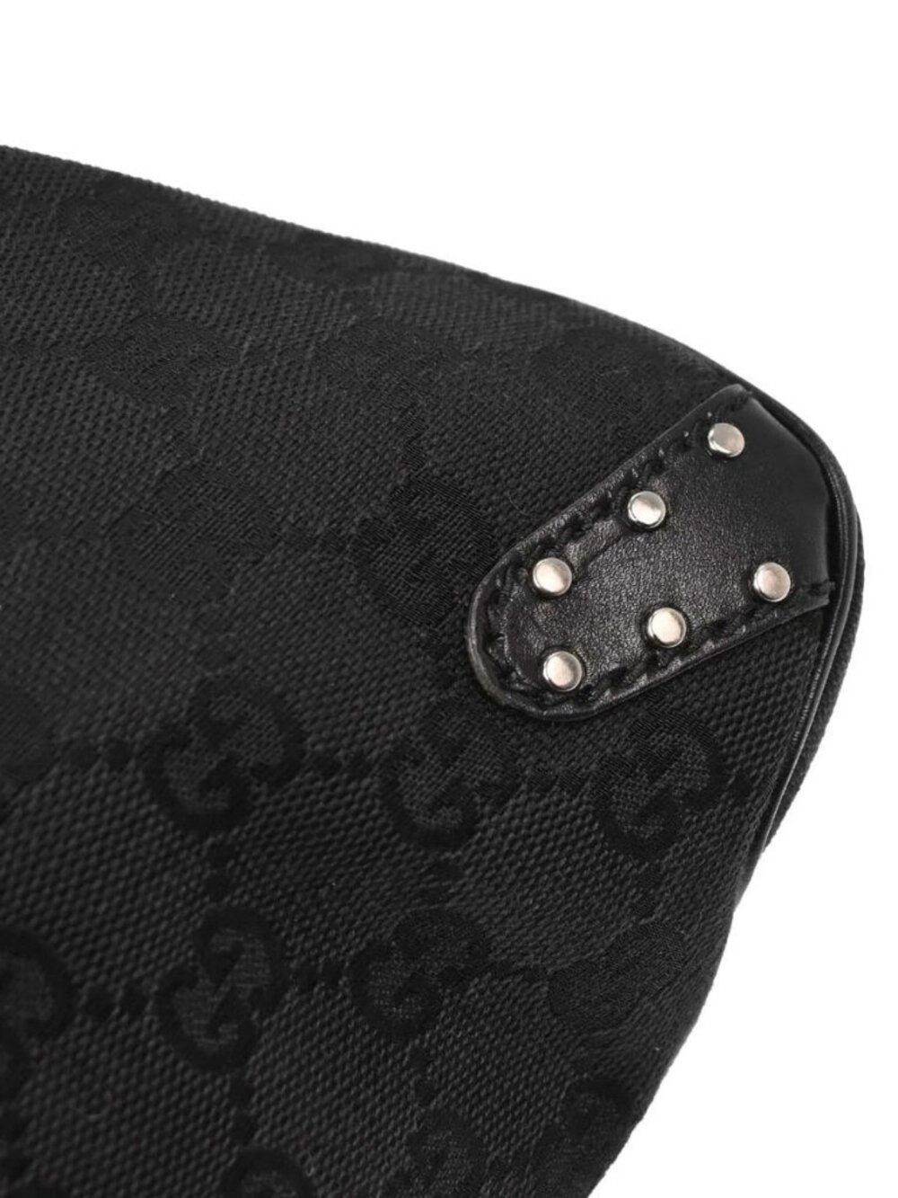 Gucci Black Horsebit GG Handbag - Picture 5 of 16